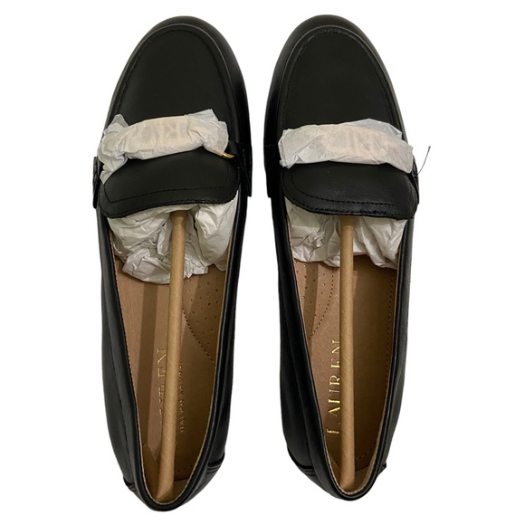 Lauren Ralph Lauren Averi Nappa Leather Loafer Size 6 - Picture 3 of 6